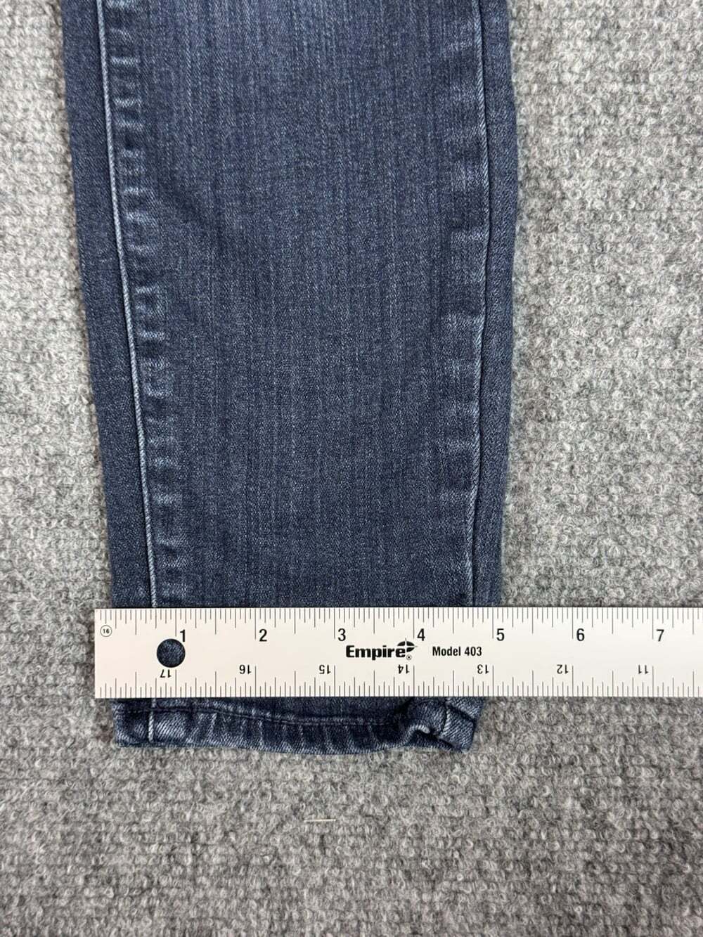 PAIGE Anthropology Women’s Dark Wash Skinny Slim Stretch Denim Jeans Size 25 - Picture 8 of 8